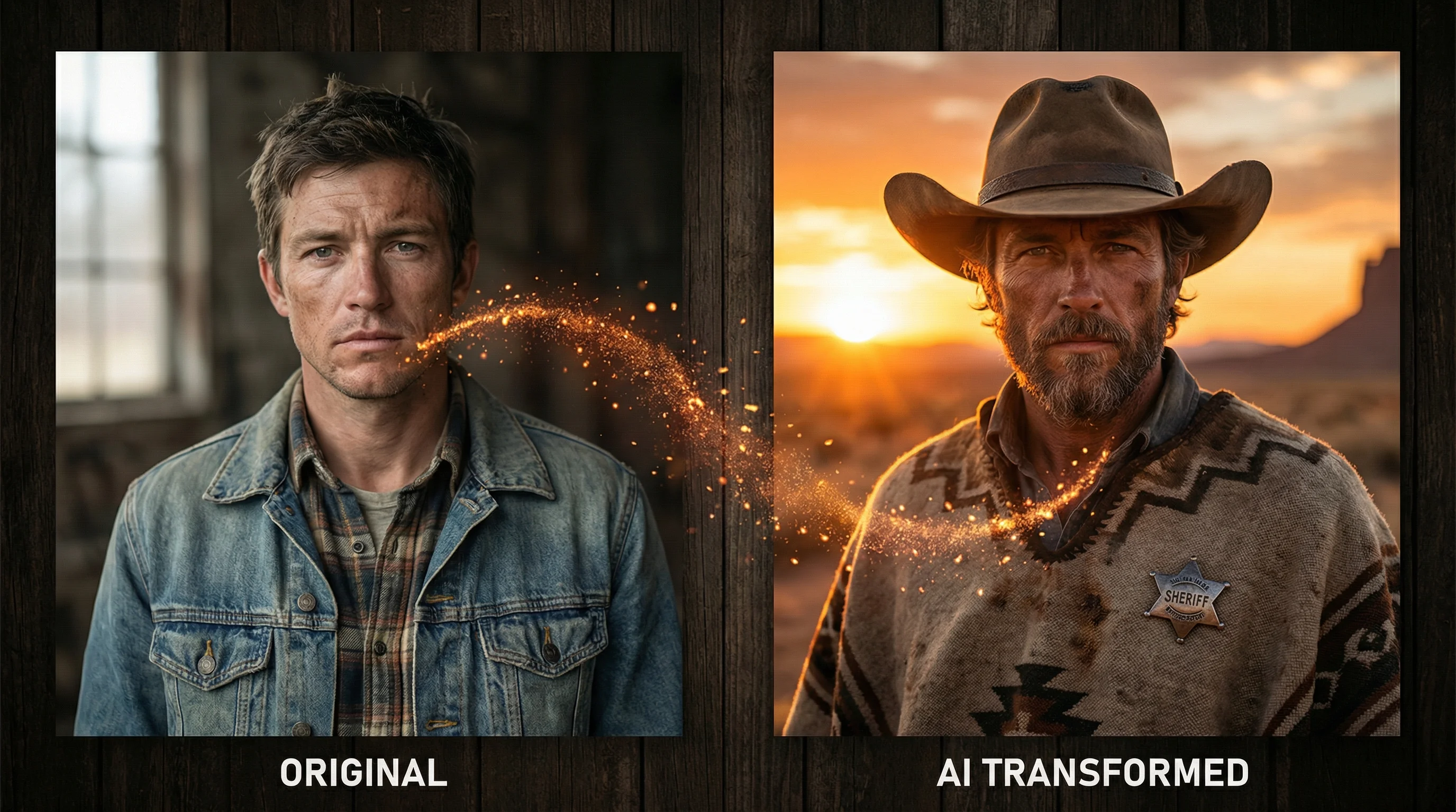 Far west IA - photobooth cowboy